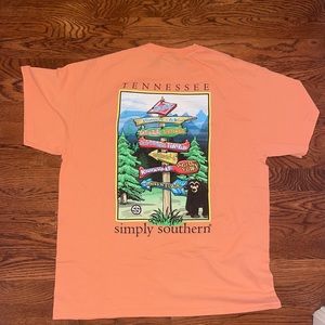 Simply southern, Tennessee short sleeve shirt, large